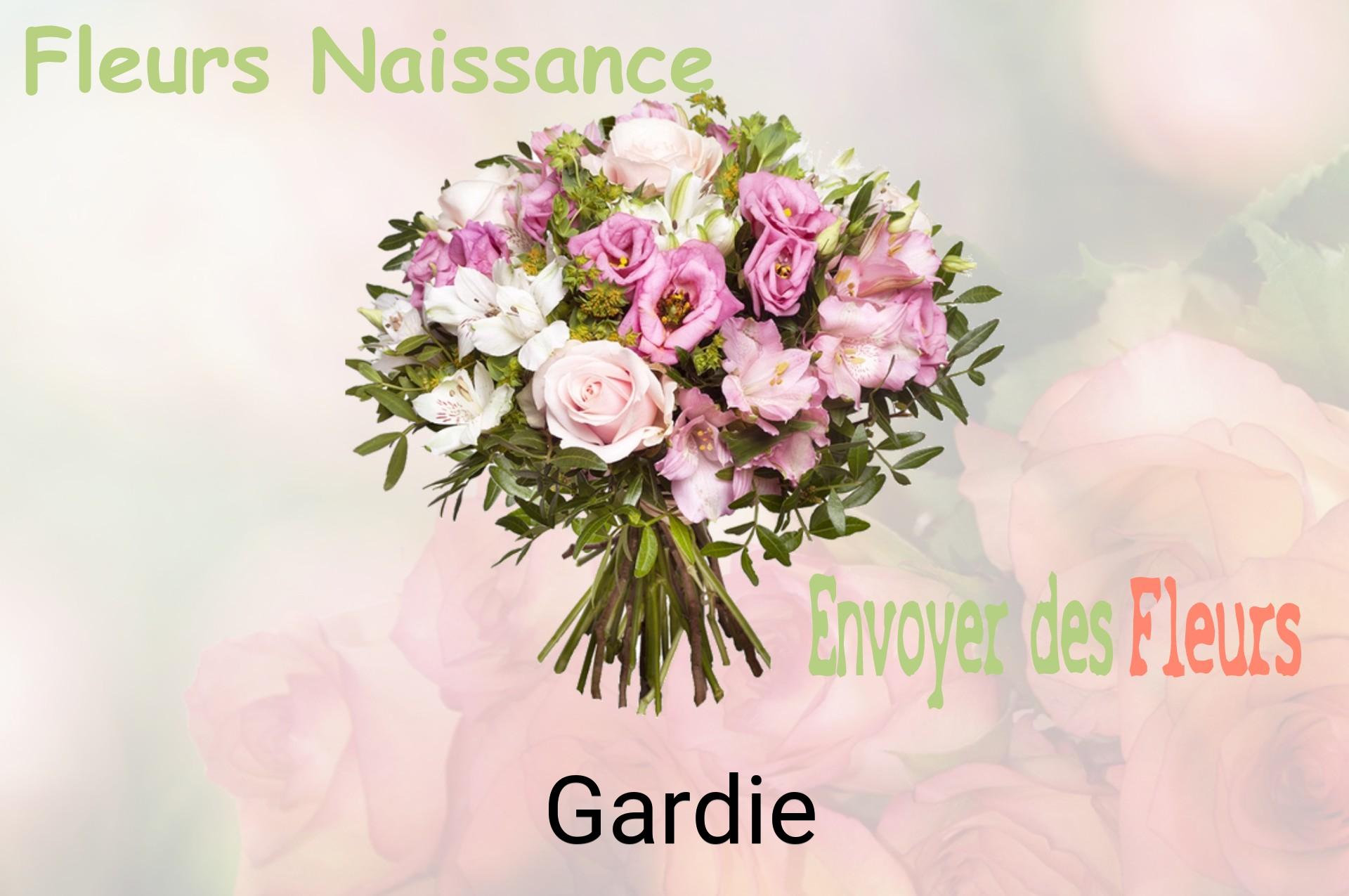 Bouquet de fleurs de naissance livré à Gardie